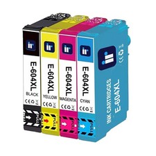 4 cartucce di inchiostro 604XL